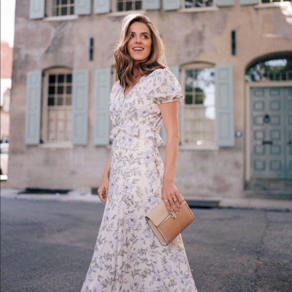 Gal Meets Glam Dresses & Skirts - Gal Meets Glam Cassidy Floral Grannycore Dress 8